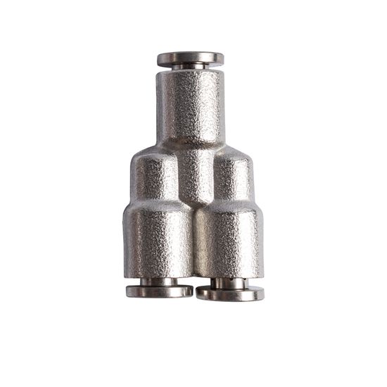 Metal Pu Fitting Y-joint 4mm